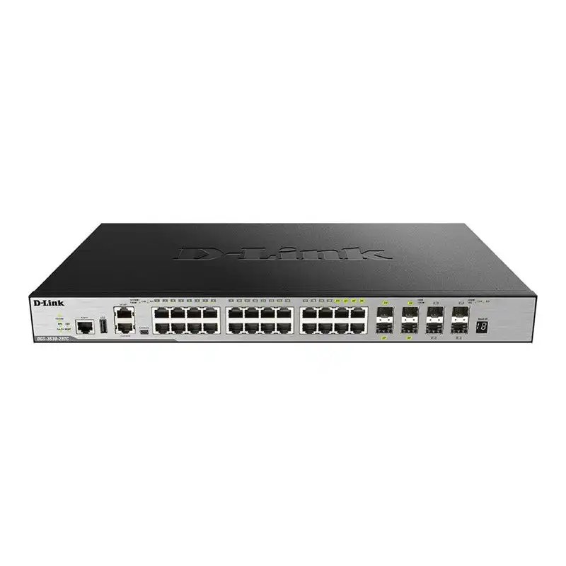 xStack3630-28TC - 24 ports Gigabit dont 4 Combo 1000Base-T - SFP & 4 ports 10GE SFP+ (DGS-3630-28TC/SI)_1